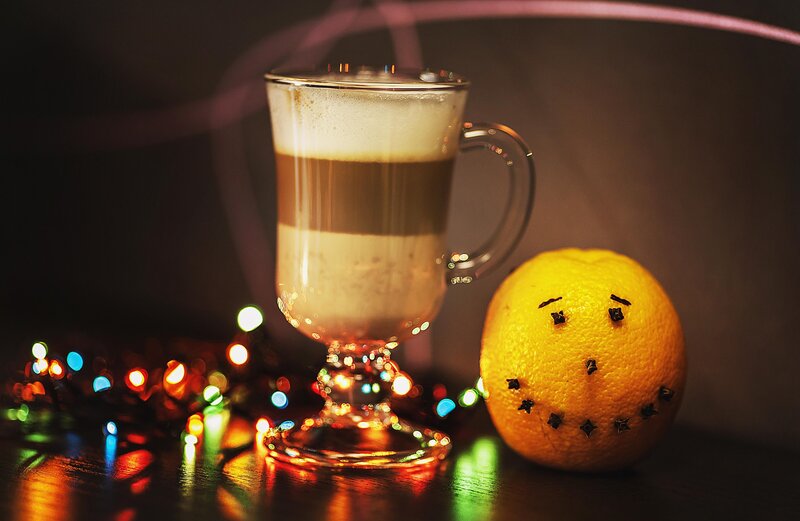 Layered Coffee Drink
