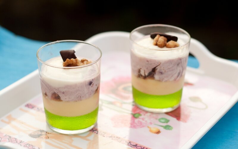 layered dessert cups