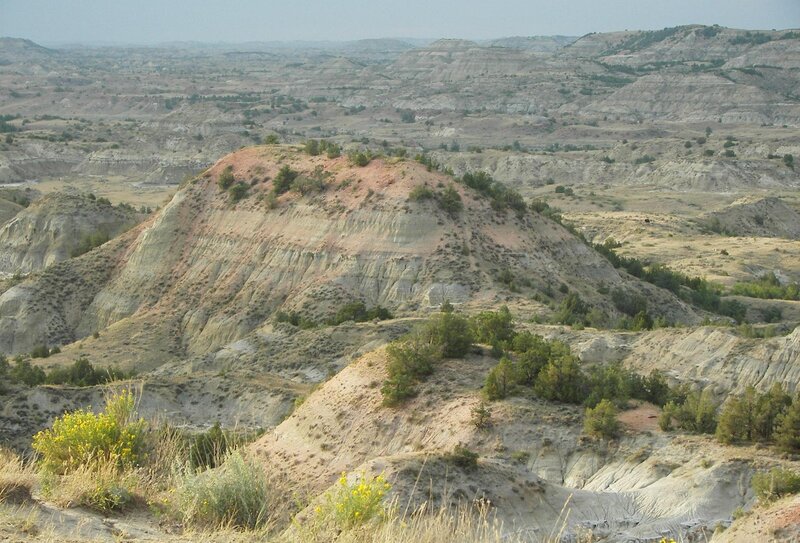 Layered Hills in Badlands