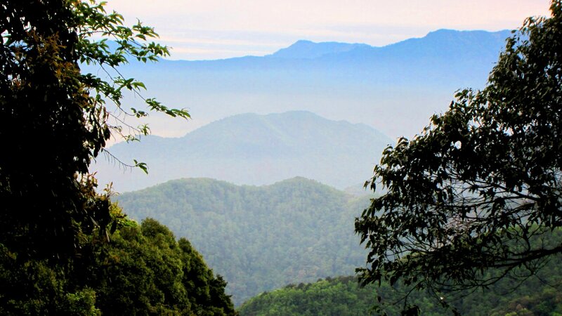 Layered Mountains Landscape