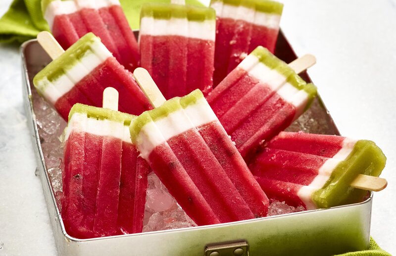 Layered Popsicles in Ice