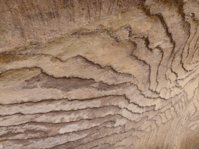 layered rock formation