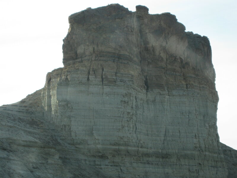 Layered rock formation