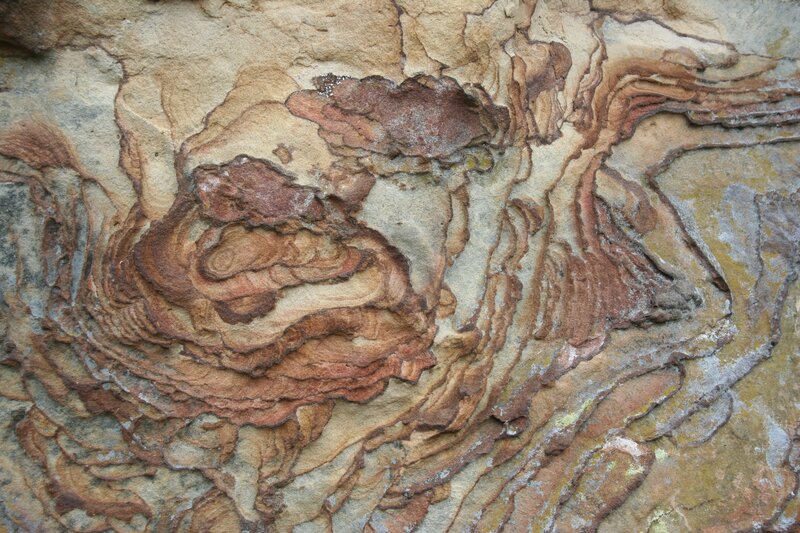 Layered Rock Formation — Brown, Natural, Photograph, Strata