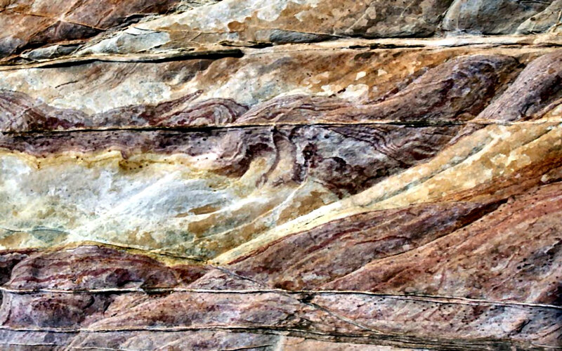 Layered Rock Formation — Brown, Natural, Photograph