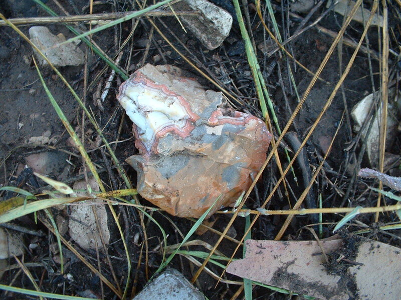 Layered Rock Formation — Brown