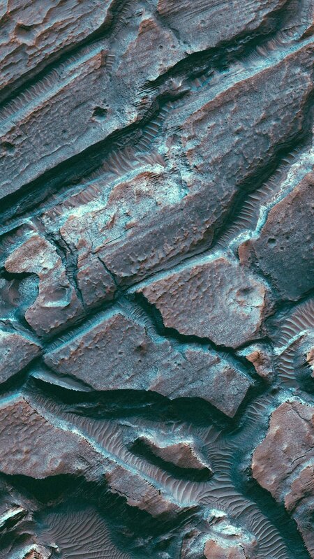 Layered Rock Formations — Brown, Arid