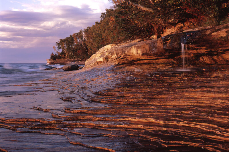Layered Rock Formations — Brown, Serene