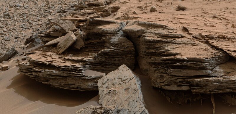 Layered Rock Formations — Brown