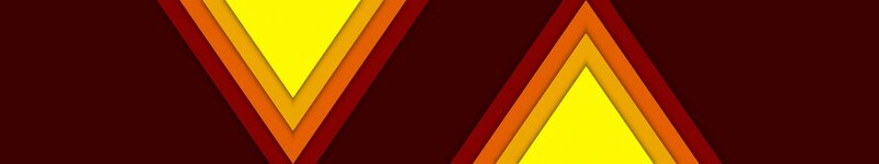 Layered Triangles — Yellow