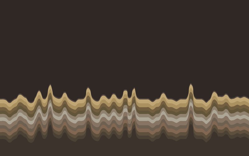 Layered Wavy Lines