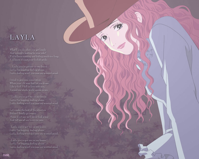 Layla anime character art
