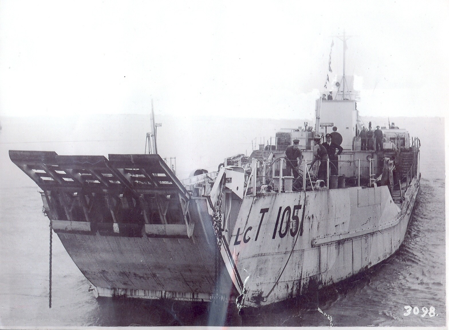 LCT 105 ship in water