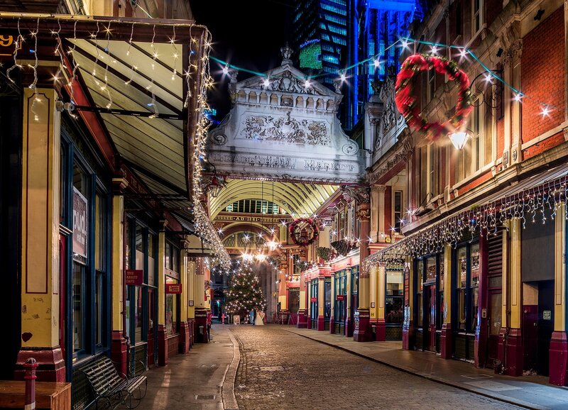 Leadenhall Market at Night