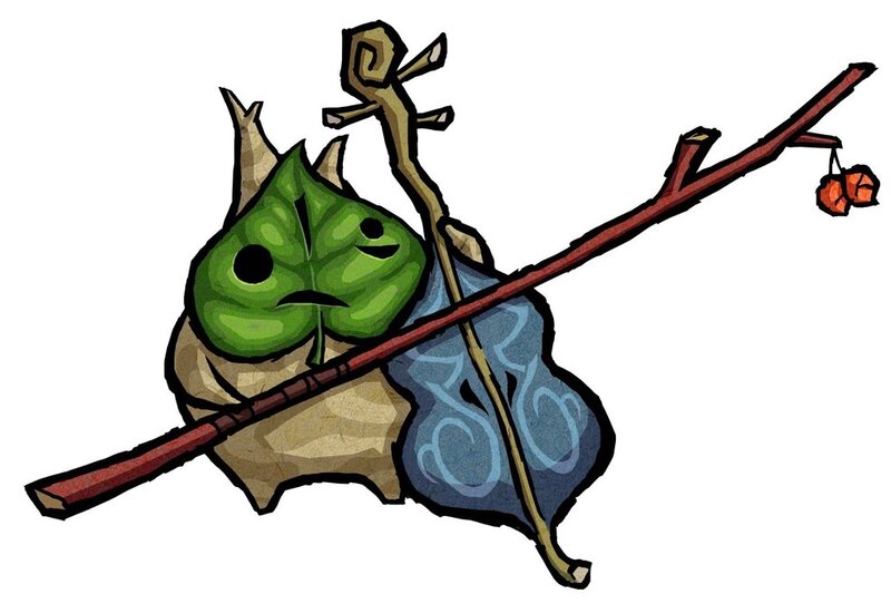 Leaf Creature with Staff