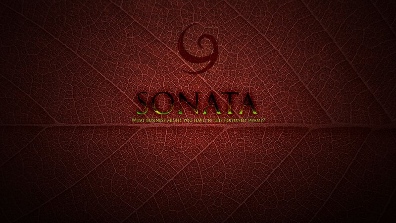 Leaf Texture with Text — Red