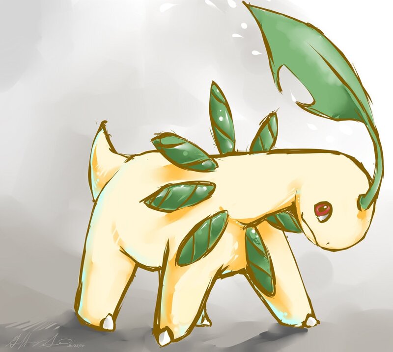 Leafy Dinosaur Creature