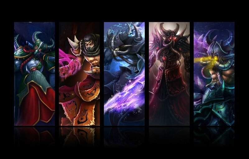 League of Legends champions artwork