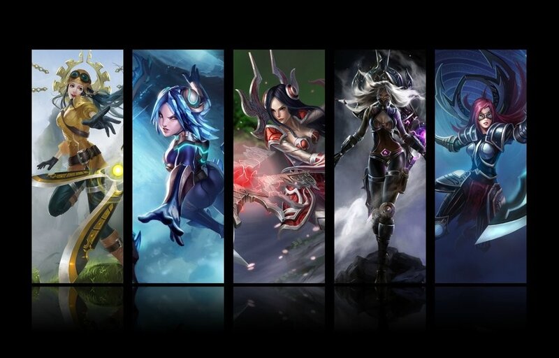 League of Legends champions artwork