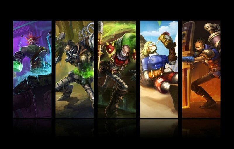 League of Legends champions artwork