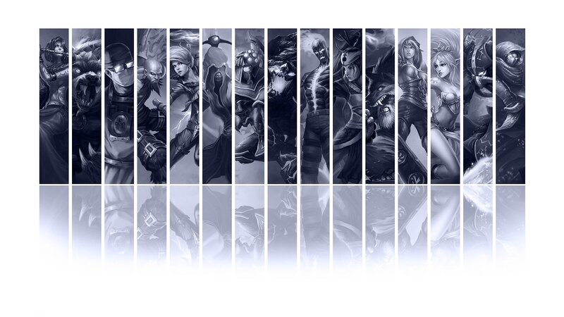 League of Legends champions collage