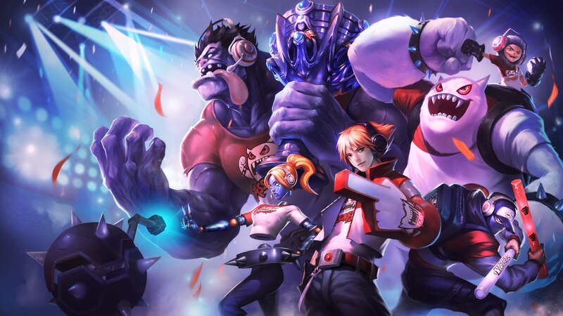 League of Legends champions in concert
