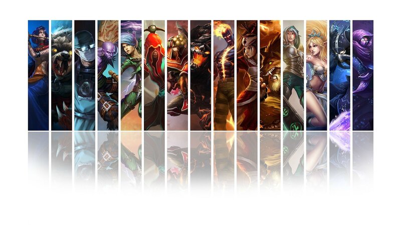 League of Legends champions lineup