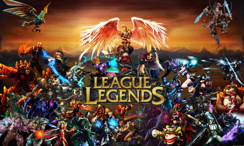 League of Legends character collage