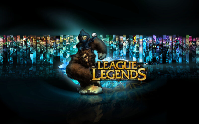 League of Legends character collage