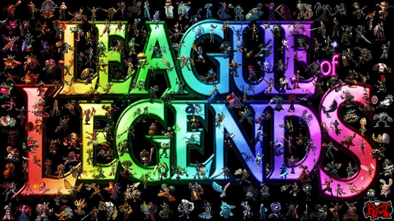 League of Legends character collage