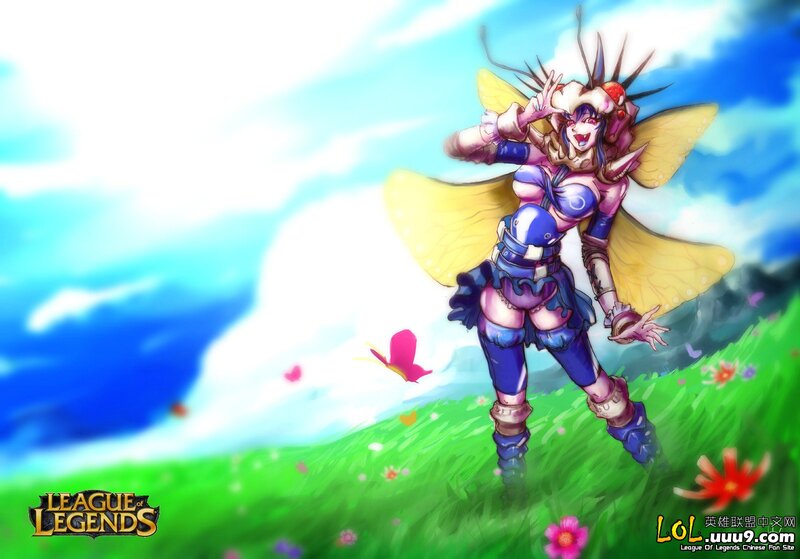 League of Legends character in a field