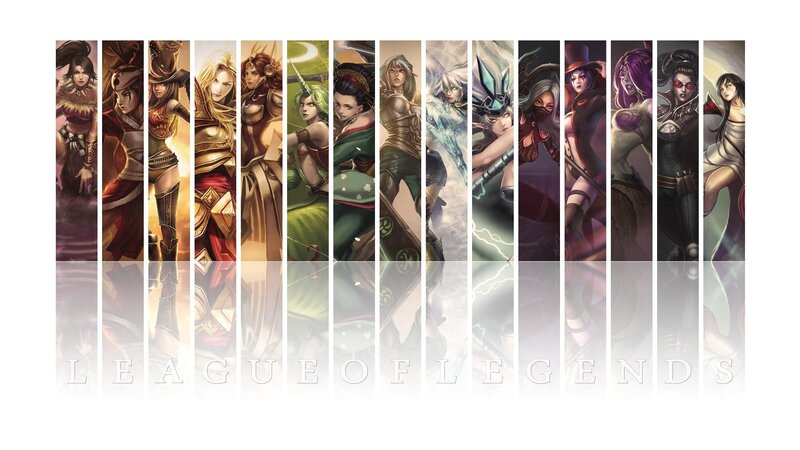 League of Legends character lineup