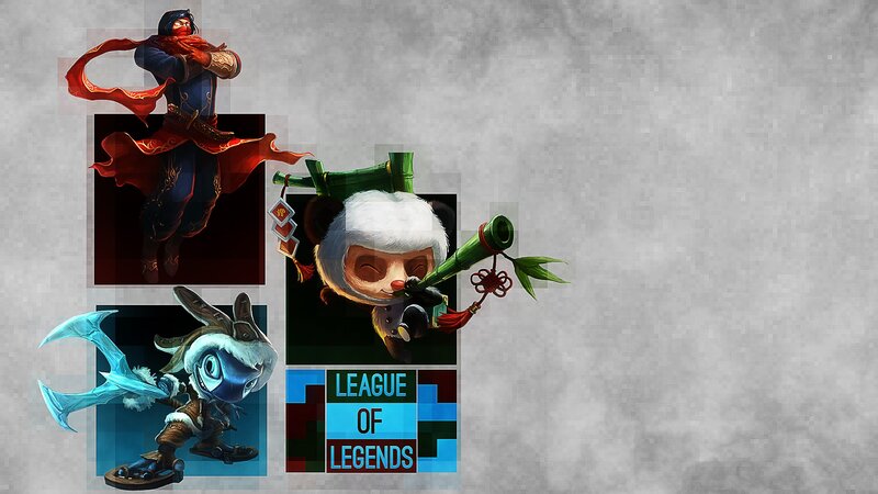 League of Legends characters collage