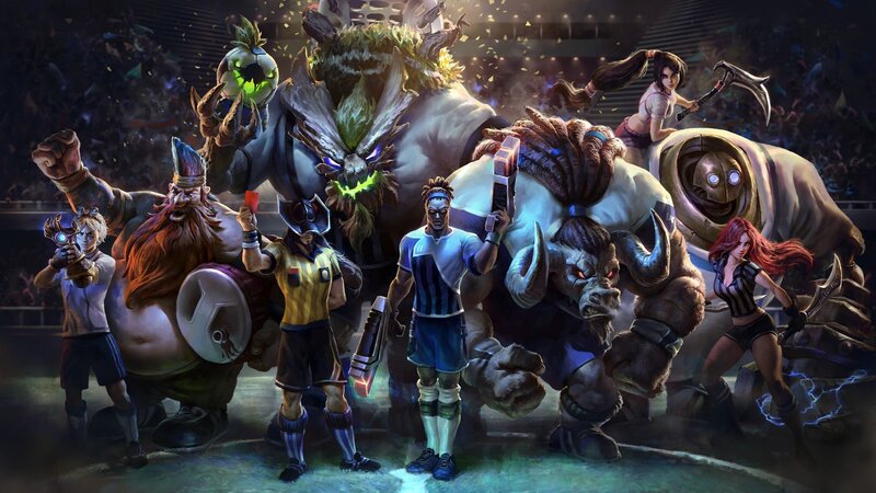 League of Legends Characters — Green