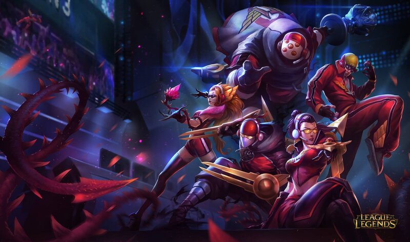 League of Legends Characters — Purple