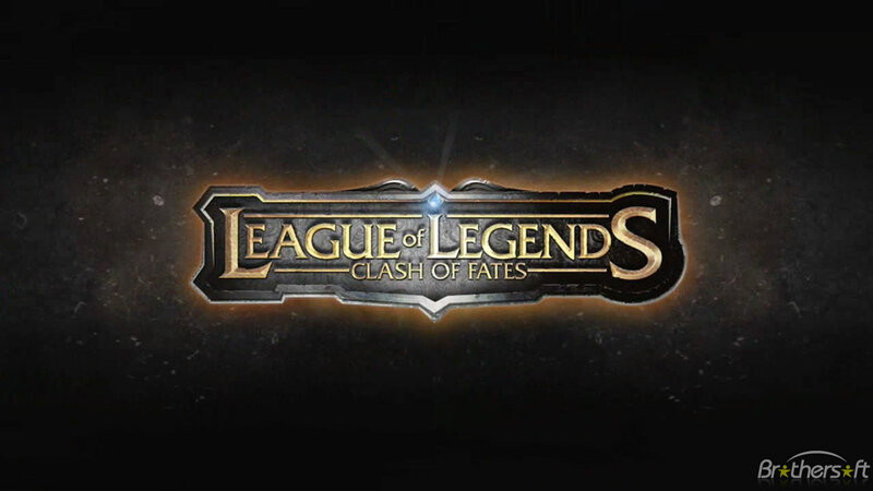 League of Legends Logo — Black, Dramatic, Digital Art, Text, Brothersoft