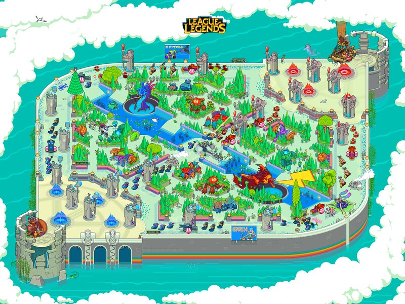 League of Legends Map