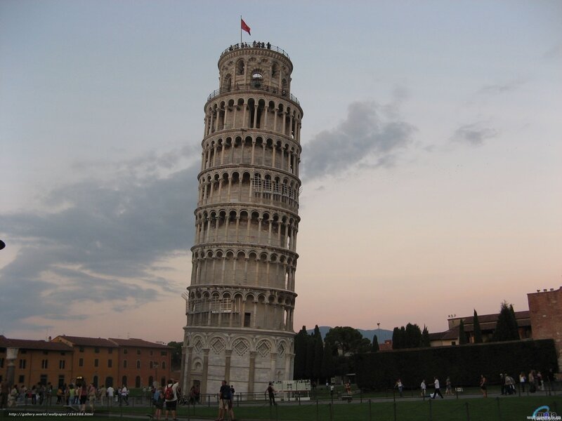 Leaning Tower of Pisa — Gray