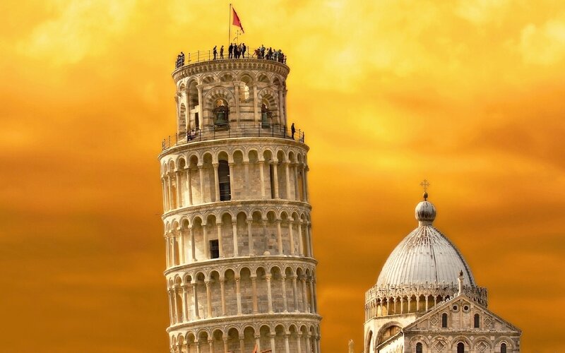Leaning Tower of Pisa — Orange