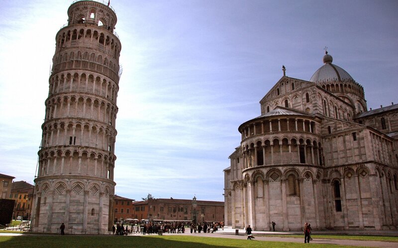 Leaning Tower of Pisa — White