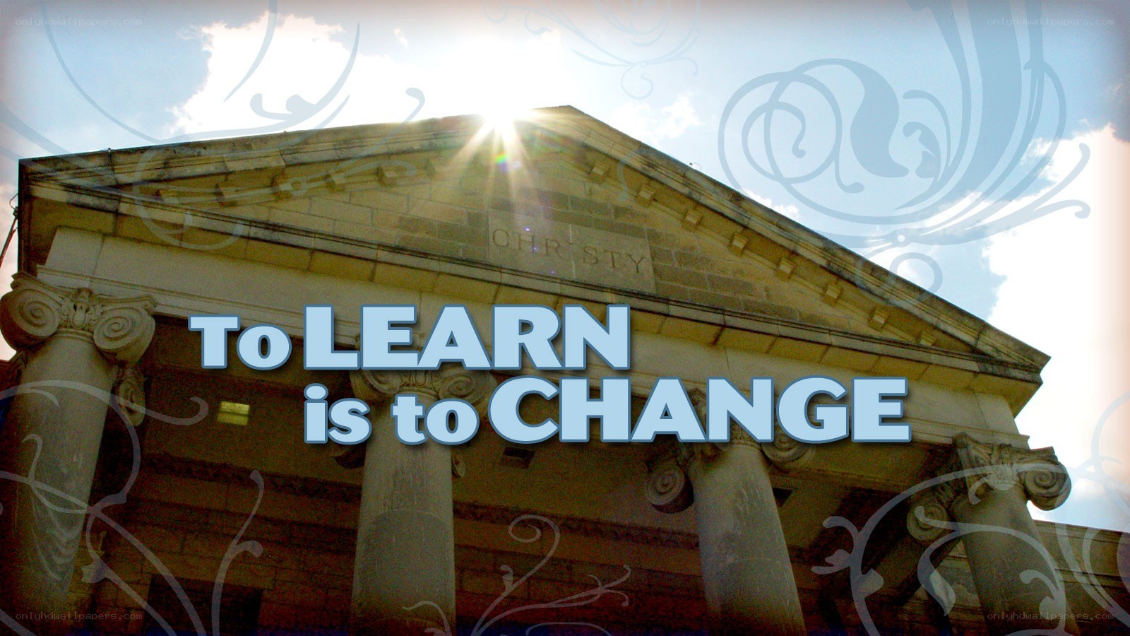 Learning leads to change