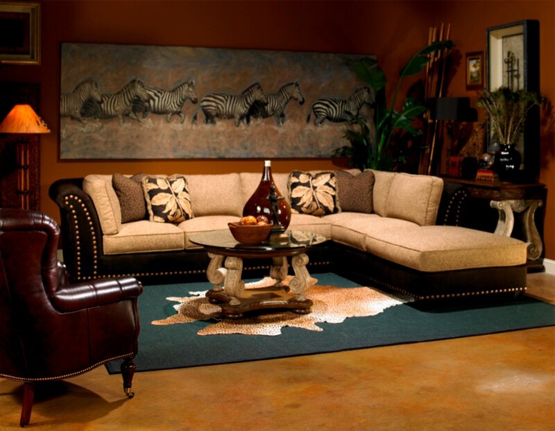 Leather Armchair and Sofa