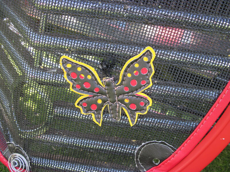 Leather Butterfly Patch