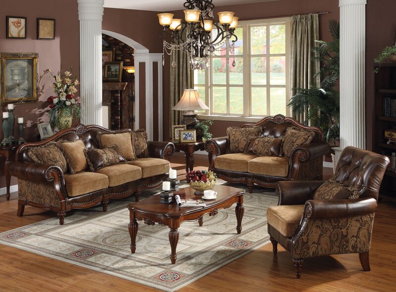 Leather Sofa Set