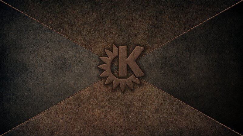 Leather texture with logo