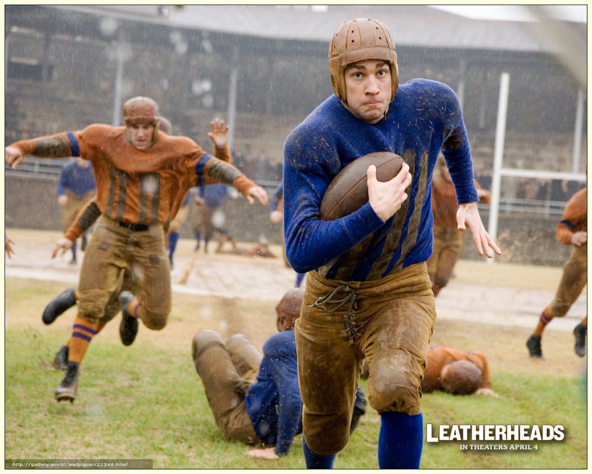 Leatherheads football scene