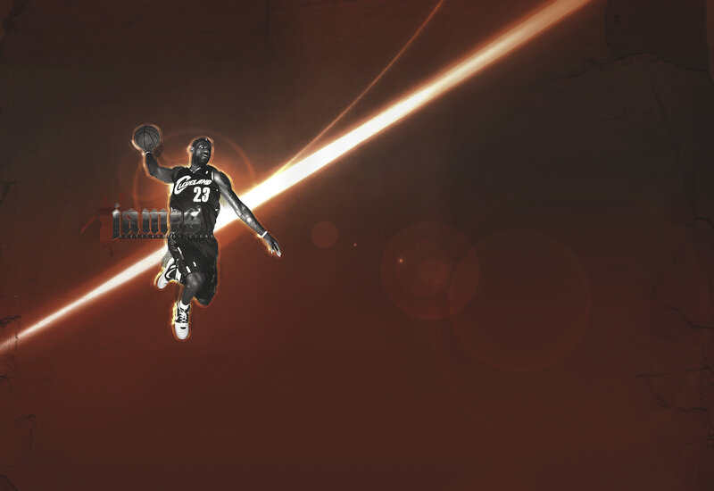LeBron James basketball action
