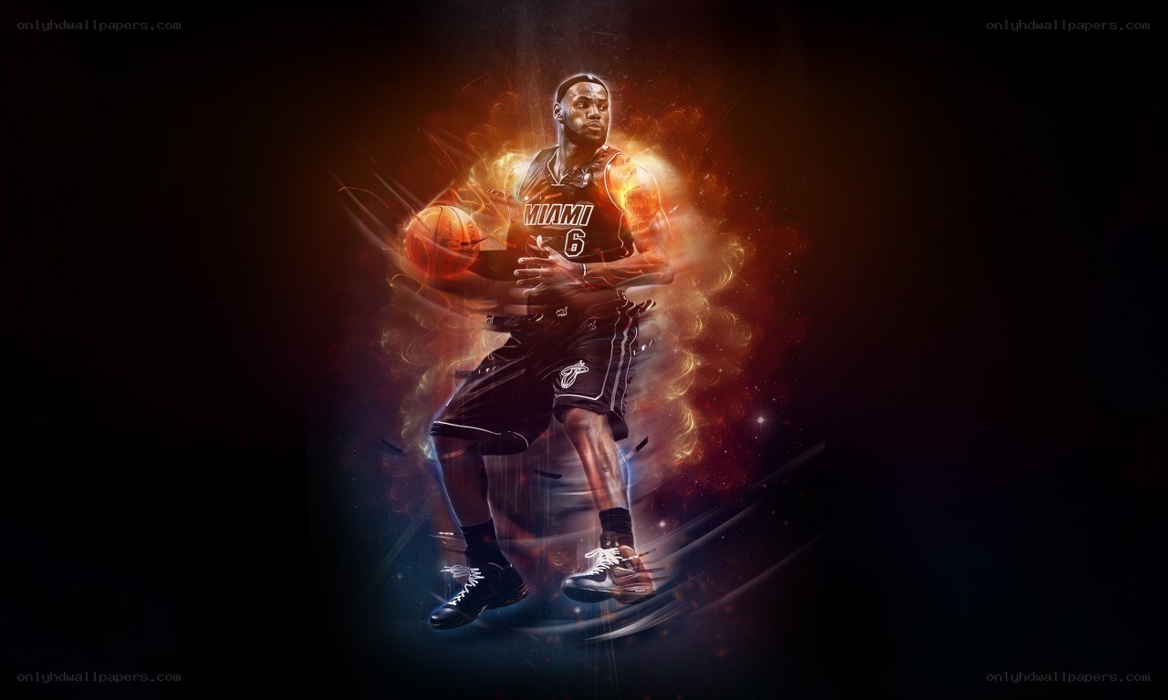 LeBron James basketball action
