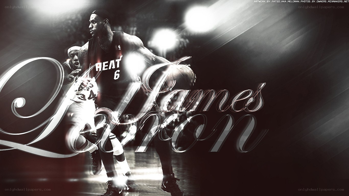 LeBron James basketball artwork