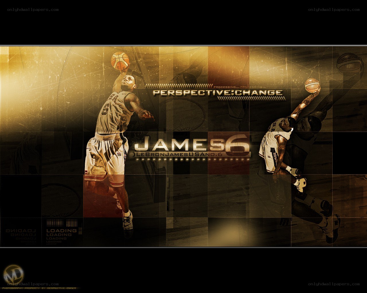 LeBron James basketball artwork
